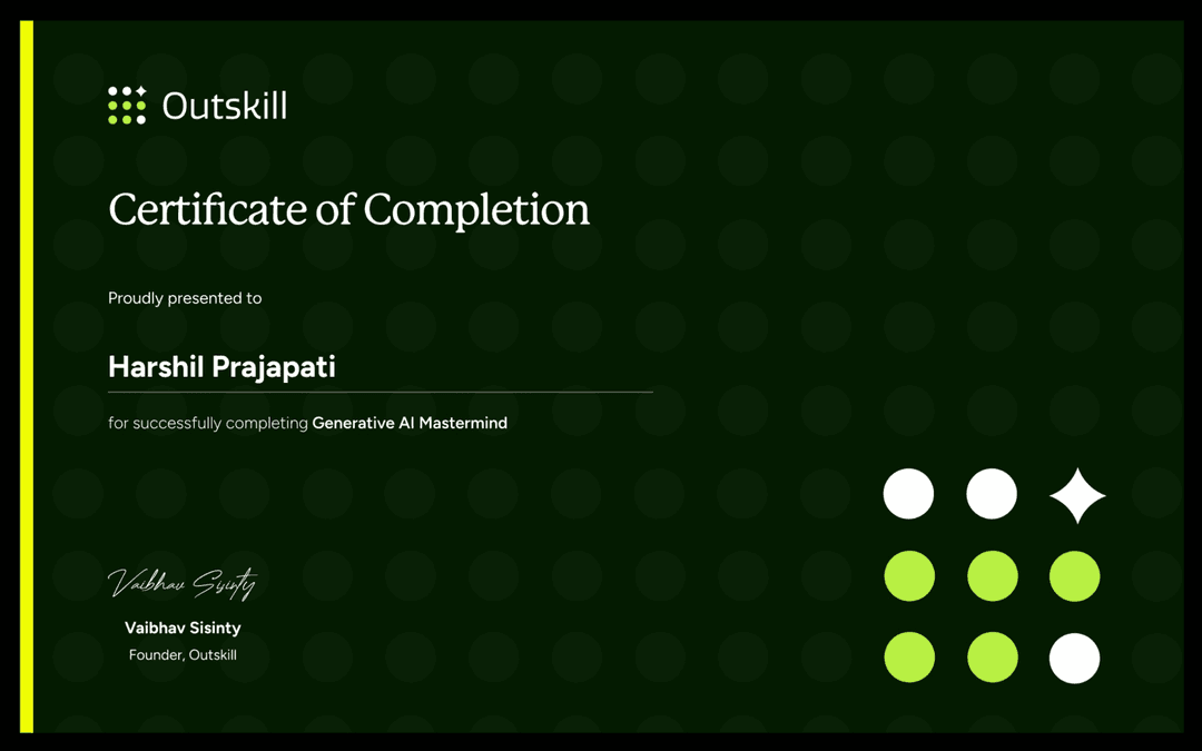 Outskill 2-Day Generative AI Mastermind